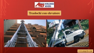 Traslochi con elevatore