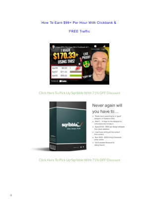 How To Earn $99  Per Hour With Clickbank & FREE Traffic