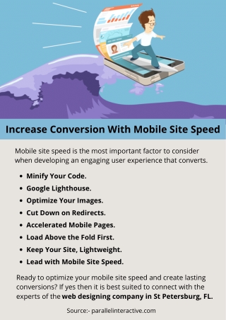 Increase Conversion With Mobile Site Speed