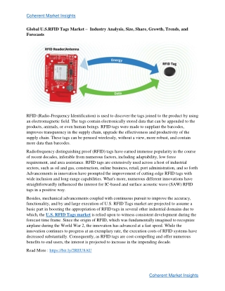 U.S. RFID Tags Market