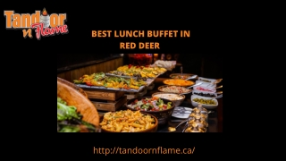 BEST LUNCH BUFFET IN RED DEER