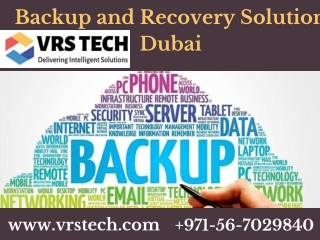 Protect with System with Backup Installation Dubai