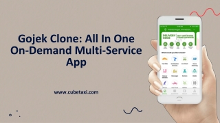 Gojek Clone All In One On-Demand Multi-Service App