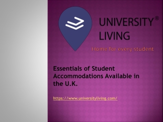 Essentials of Student Accommodations Available in the U.K.