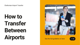 How to Transfer Between Airports