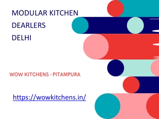 Best Modular Kitchen Dealer In Shalimar Bagh - WoW Kitchen