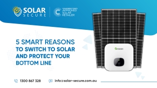 Solar for Business: 5 Smart Reasons to switch to solar and protect your bottom