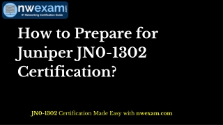 JNCDS-DC - How to Prepare for Juniper JN0-1302 Certification?