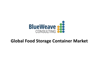 Food Storage Container Market