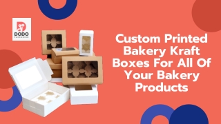 Custom Bakery Boxes Wholesale | Custom Retail Packaging!