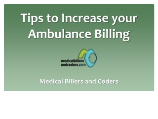 Tips to Increase your Ambulance Billing