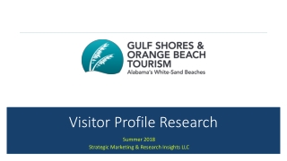 Visitor Profile Research