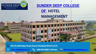 Top Hotel Management College in Ghaziabad