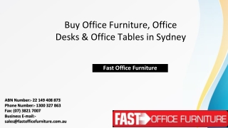 Buy Office Furniture, Office Desks & Office Tables in Sydney - Fast Office Furni