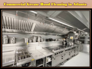 Commercial Grease Hood Cleaning in Atlanta