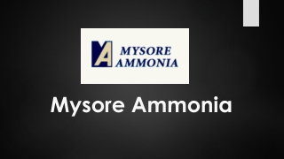 Best Ammonium Hydroxide Solution – Mysore Ammonia