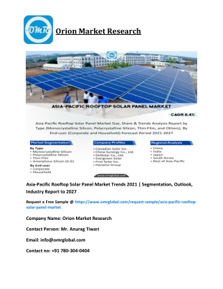 Asia-Pacific Rooftop Solar Panel Market