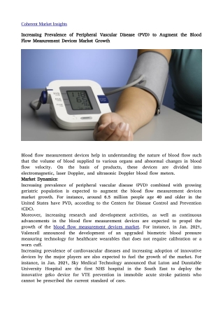 Blood Flow Measurement Devices 10