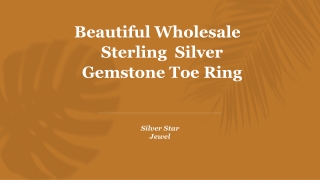 Beautiful Sterling Silver Natural Gemstones Rings