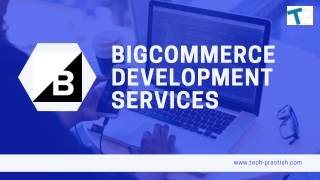 Bigcommerce Expert Developer | Web Development Services |Tech Prastish