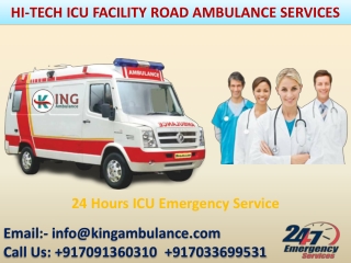 Top Ambulance Service in Bokaro and Tatanagar by King Ambulance