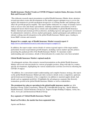 Health Insurance Market