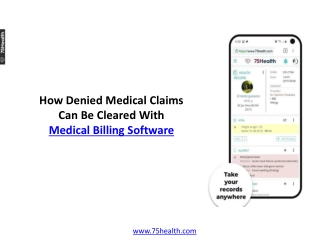 How Denied Medical Claims Can Be Cleared With Medical Billing Software