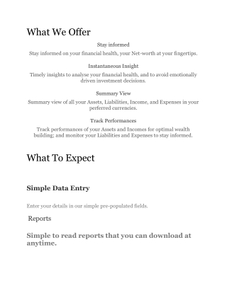 personal finance tool