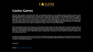 Casino Games