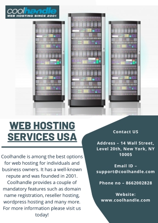 Web Hosting Services USA