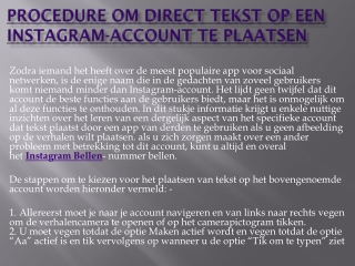 Instagram helpdesk Nederland wij bieden een betere online service