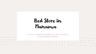 Bed Store in Manama