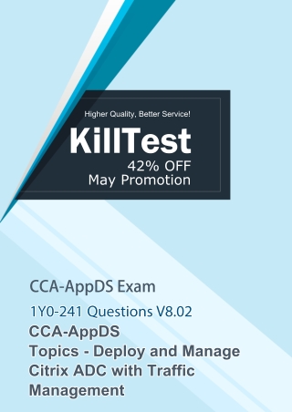 1Y0-241 Deploy and Manage Citrix ADC with Traffic Management Killtest V8.02