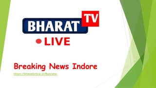 Breaking News in Indore