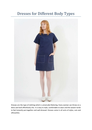 Dresses for Different Body Types