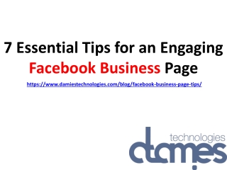 7 Essential Tips for an Engaging Facebook Business Page