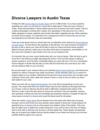 Divorce-Lawyers-Austin-Texas