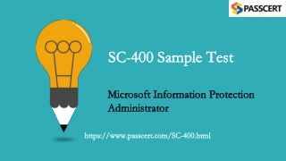 Microsoft Information Protection Administrator SC-400 Dumps