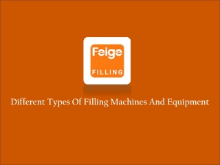 Filling Machines And Equipment Supplier