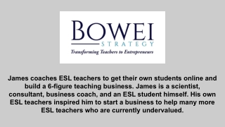 English Teaching Online - Bowei Strategy