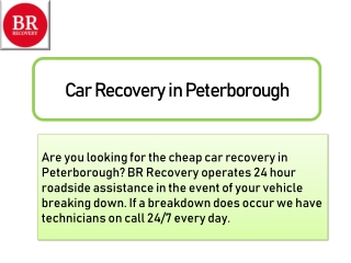 Car Recovery in Peterborough