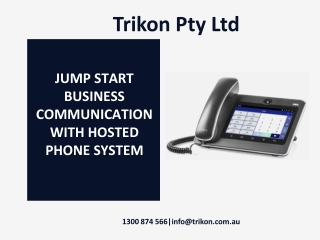 Jump start business communication with hosted phone system