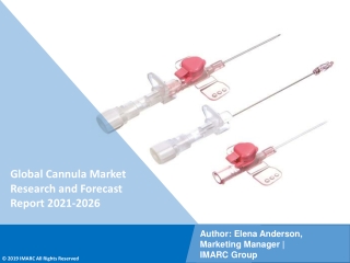 Cannula Market PDF 2021-2026: Size, Share, Trends, Analysis & Research Report