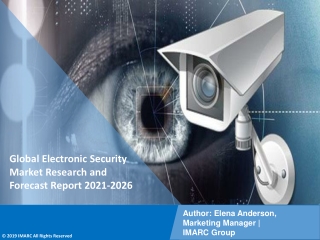 Electronic Security Market PDF 2021-2026: Size, Share, Trends, Analysis