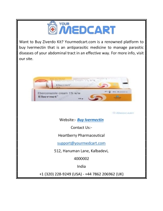 Buy Ivermectin | Yourmedcart.com