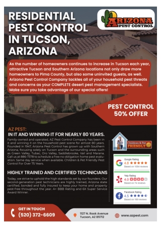 Desert pest control tucson | Rodent & Pack Rat Control tucson