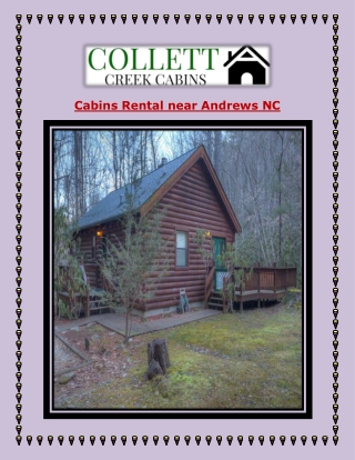 Cabins Rental near Andrews NC