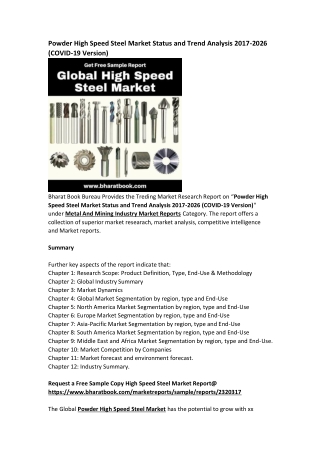 Global High Speed Steel Market