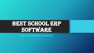 Best School ERP Software