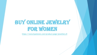 Buy online jewelry for women